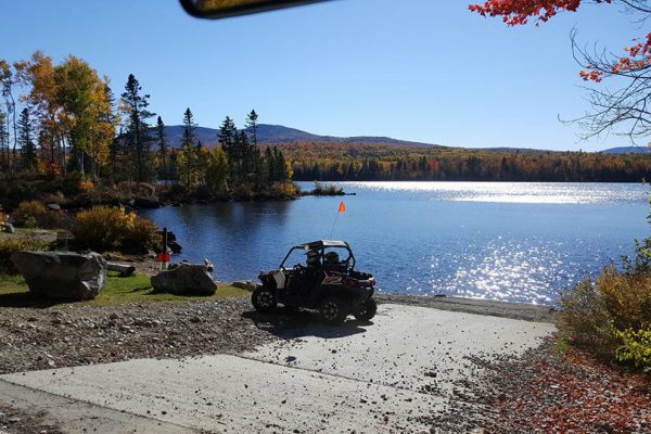 Lake shot fall